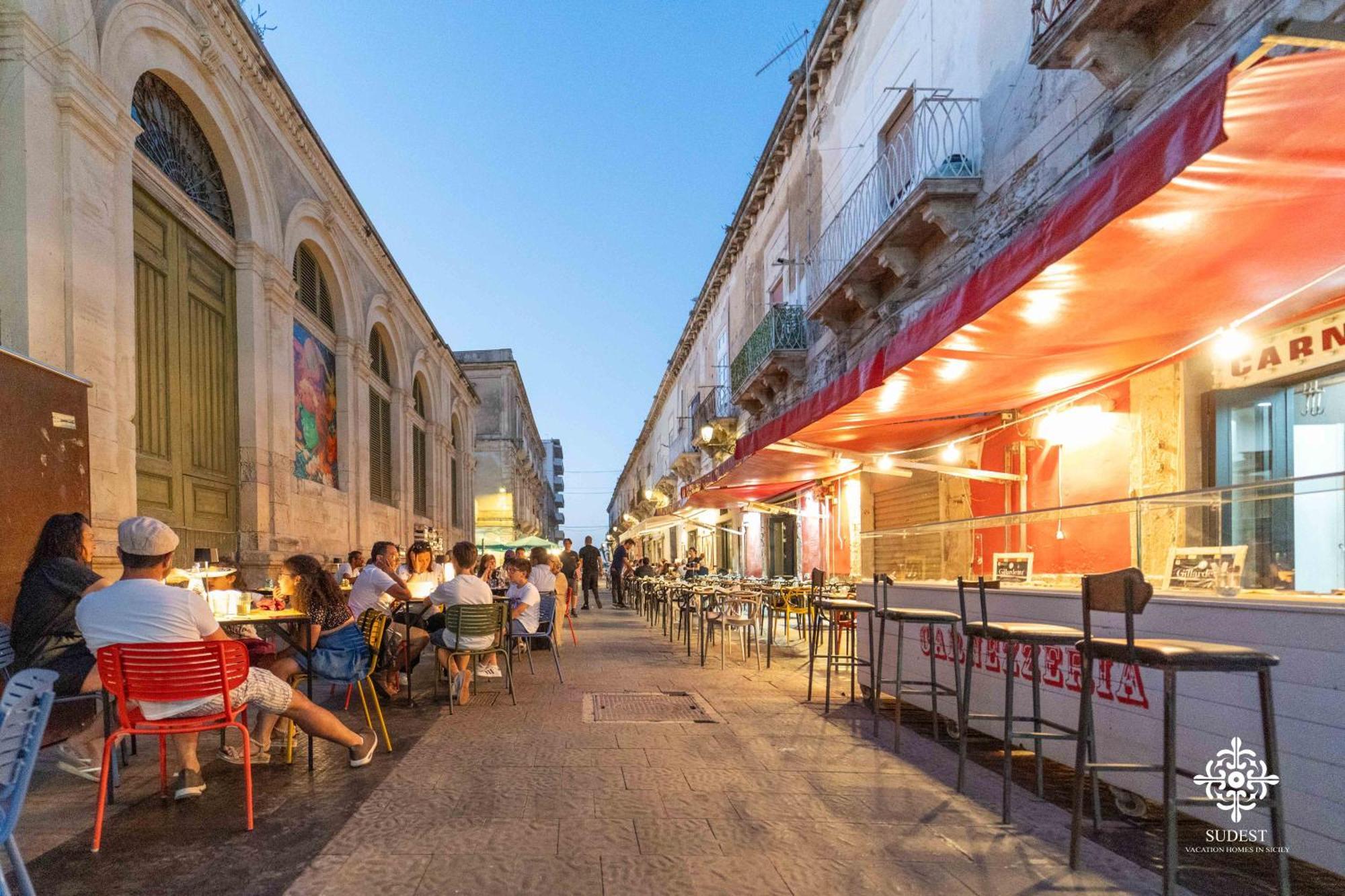 סירקוזה La Terrazza Sull'Antico Mercato Di Ortigia מראה חיצוני תמונה